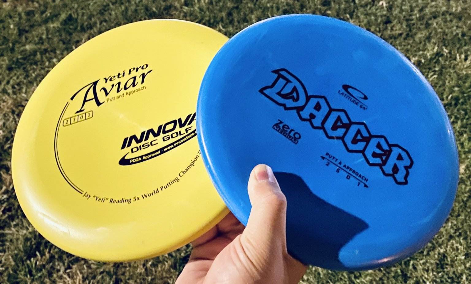 Yeti Innova eti Pro Aviar vs Latitude 64 Dagger — World Series of Putters Match ...